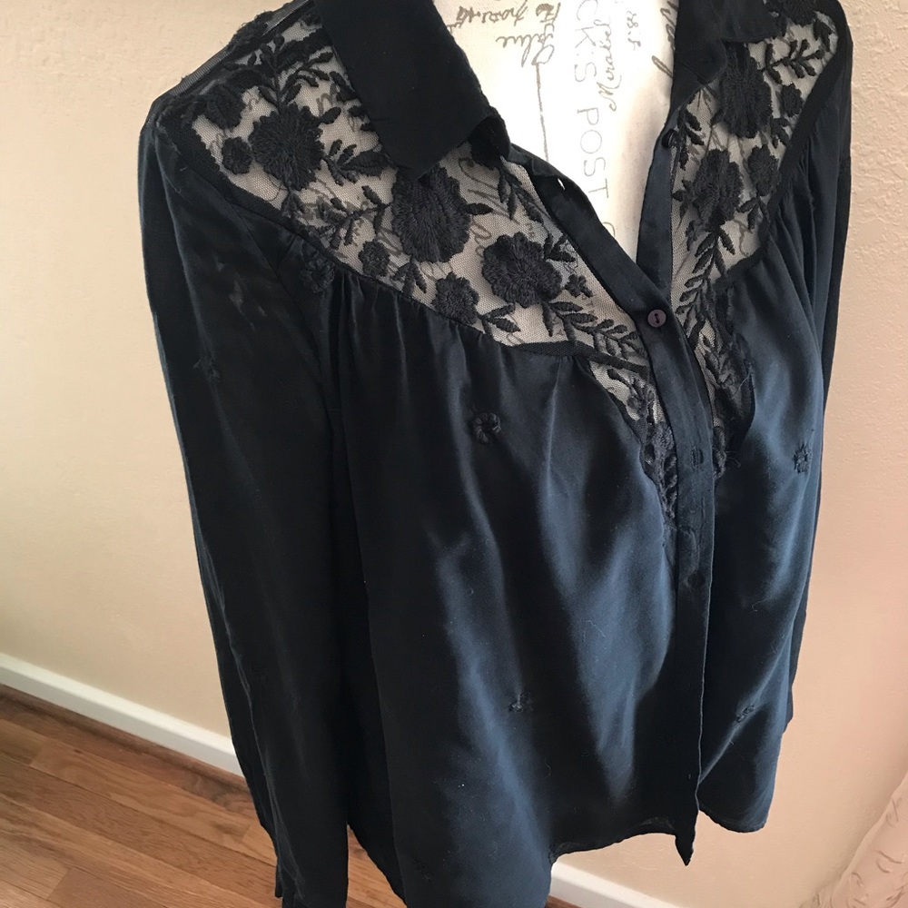 Zara black blouse - Picture 3 of 6